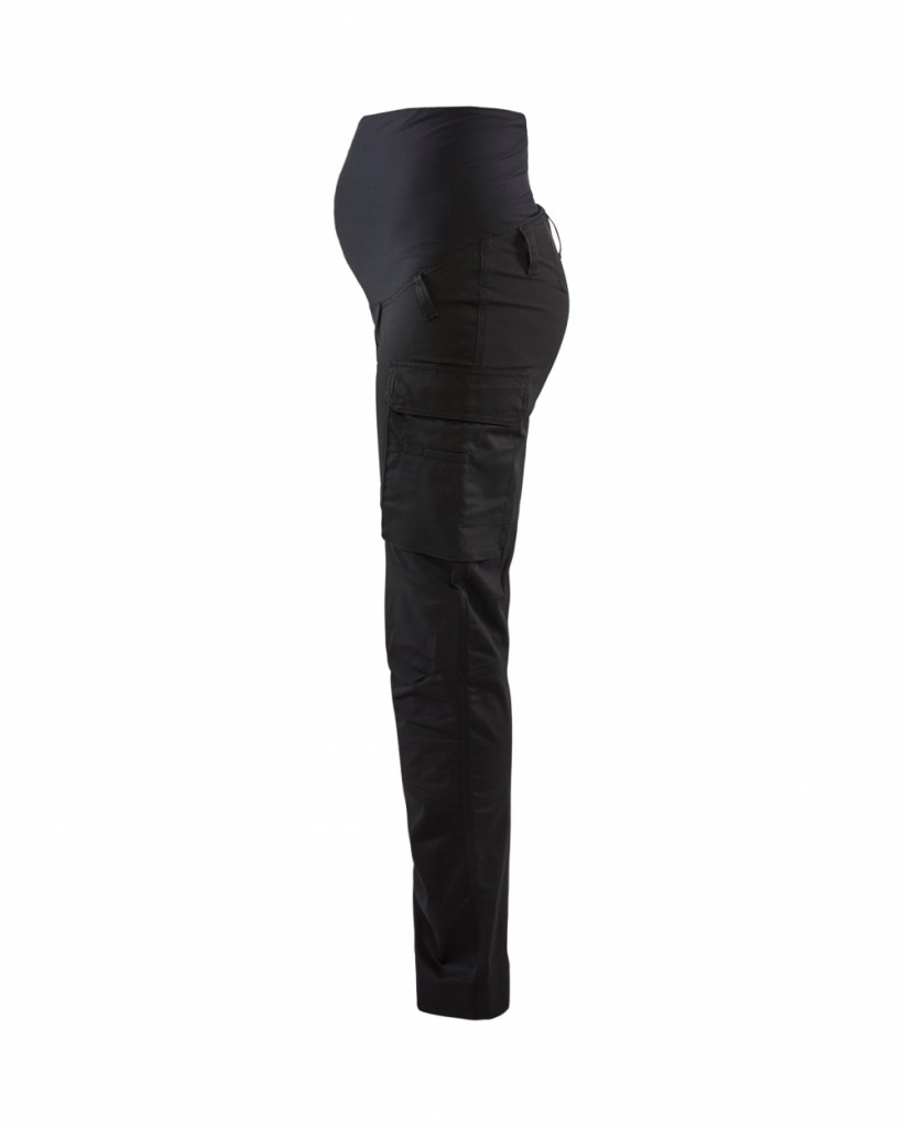 BLAKLADER Pantalon de grossesse Service stretch 2D Noir