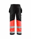 9955 SVART/HIVIS RØD thumbnail