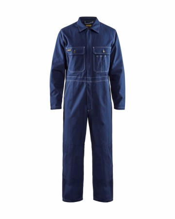 BLÅKLÄDER 6151 KJELEDRESS MED KNEPUTELOMMER