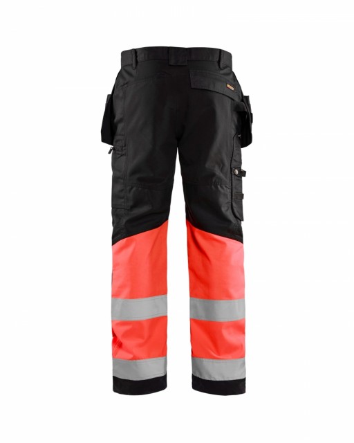 9955 SVART/HIVIS RØD