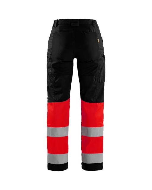 9955 SVART/HIVIS RØD