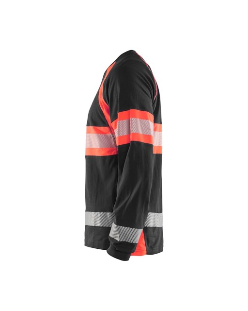 9955 SVART/HIVIS RØD