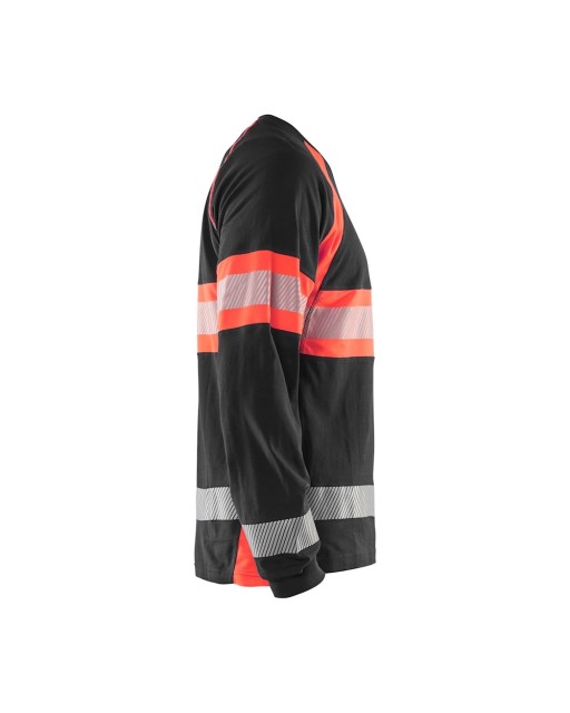 9955 SVART/HIVIS RØD