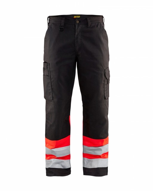 9955 SVART/HIVIS RØD