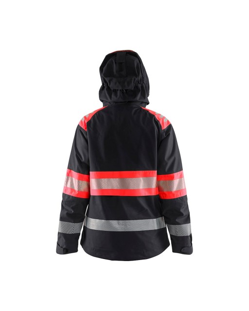 9955 SVART/HIVIS RØD