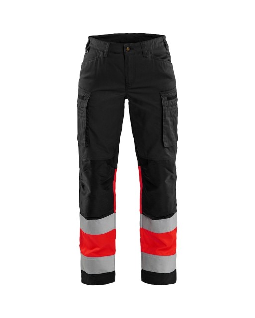 9955 SVART/HIVIS RØD