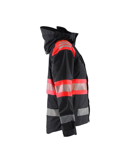 9955 SVART/HIVIS RØD