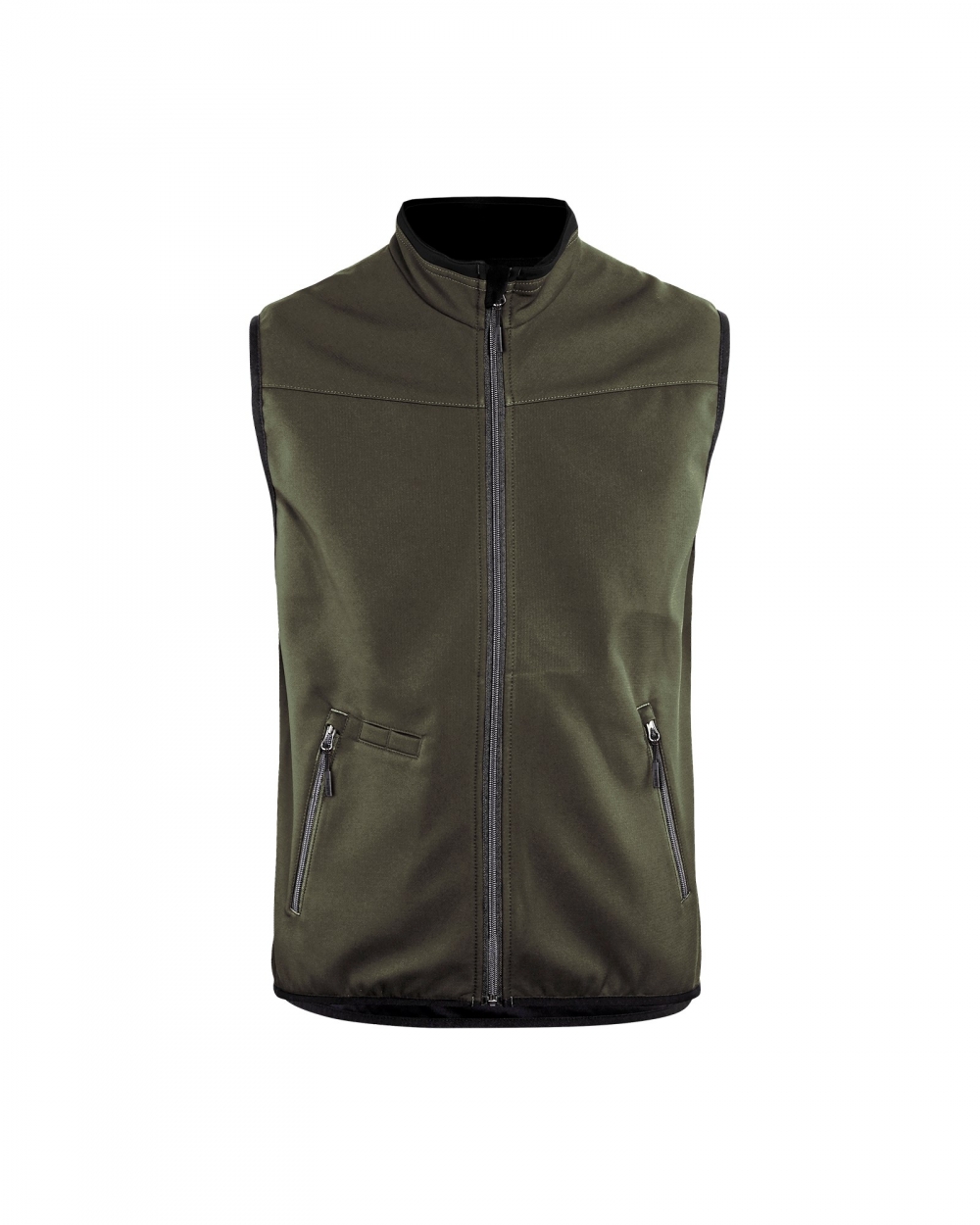 Smidig to-farget softshell vest laget i vindavvisende materiale med god pustefunksjon.